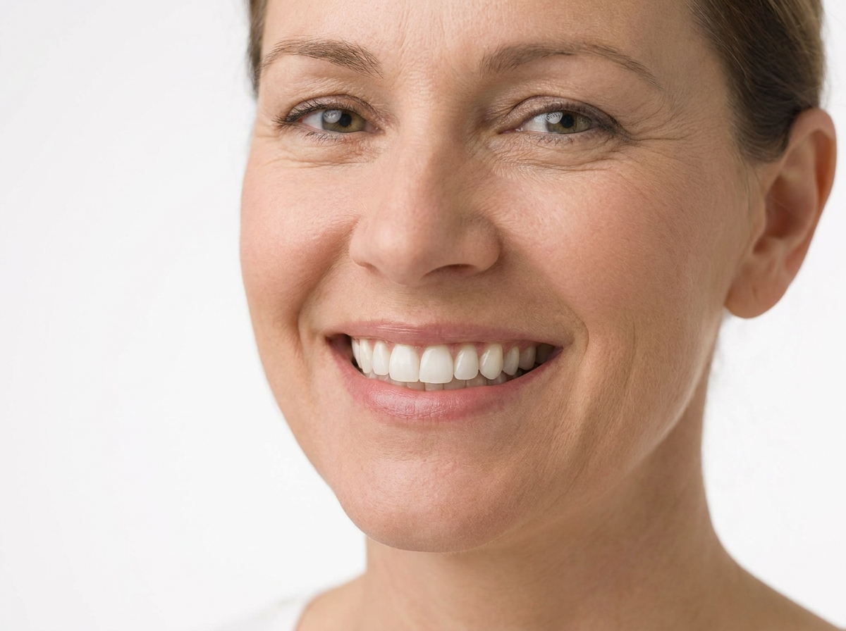 Patient with a beautiful, natural full-mouth reconstruction result from Smile4LA